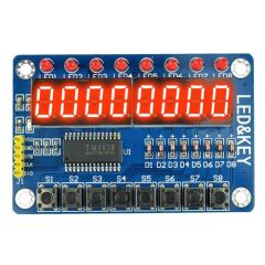 TM1638 8 Hane 7 Segment Ekran Led Buton Kartı
