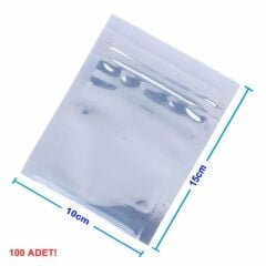 Kilitli Antistatik Poşet 10x15cm 100 Adet