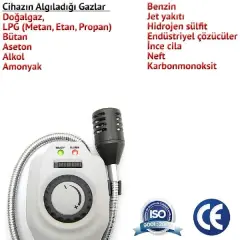 Cem GD-3300 Yanıcı Gaz Kaçak Dedektörü