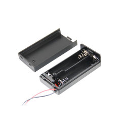 IC-233C Pil Yuvası 2 Li Kapaklı Switchli (AA)