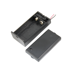 IC-233D 9volt Pil Kutusu Kapaklı Switchli