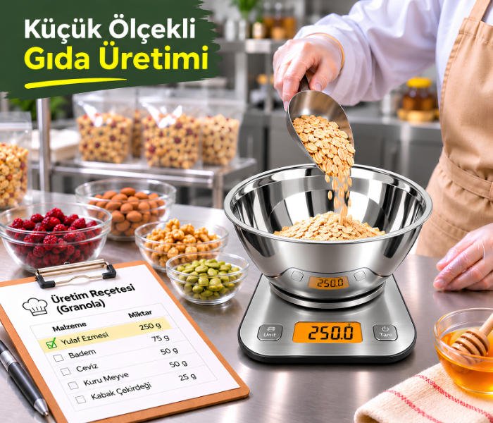 GP3-5000 Çukur Kefeli Dijital Mutfak Terazisi 5KG