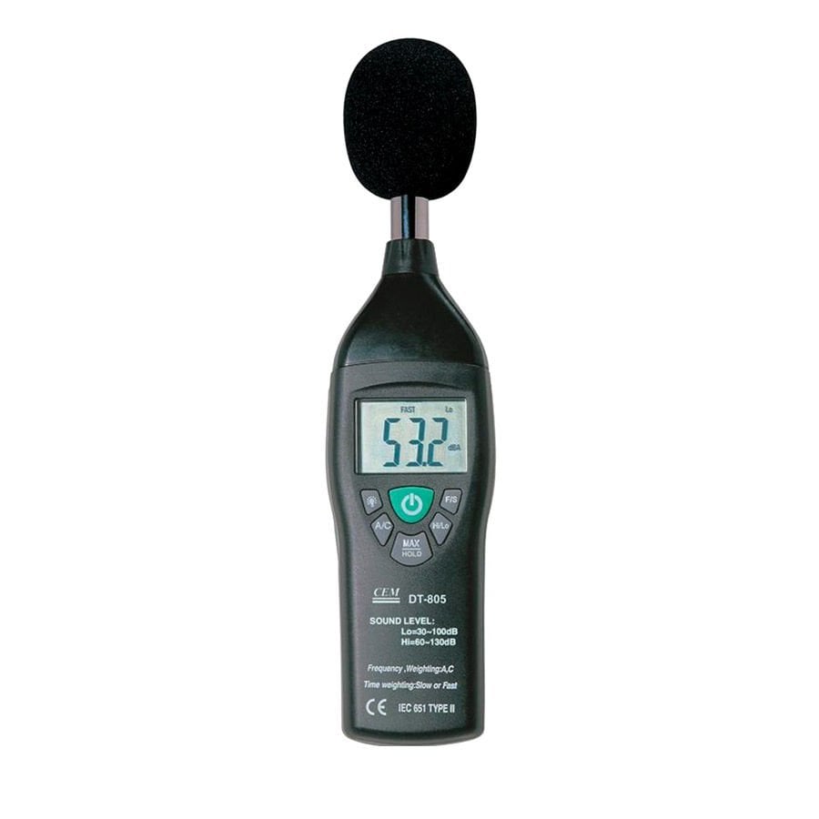 Cem DT-805 Gürültü Seviyesi Desibel Ölçer