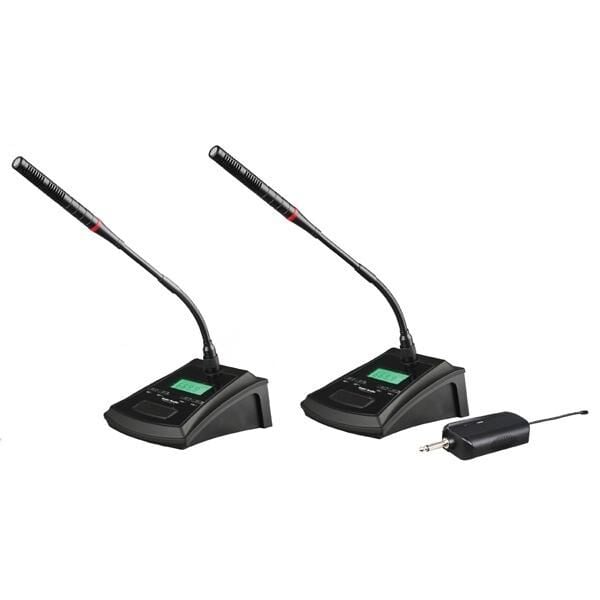 Gold Audio GX 752 UHF - Çift Kürsü Mikrofon