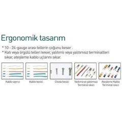Prolink PH-016 Kablo Soyma ve Sıkma Pensesi