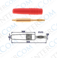 IC-238S Banana Jak Silikonlu 2mm CX-2067
