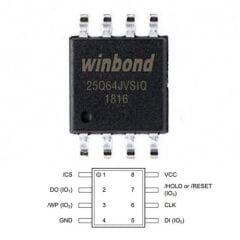W25Q64JVSIQ Winbond 64M-bit Seri Flash