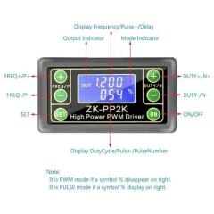 Panel Kutulu ZK-PP2K Kare Dalga Sinyal Jeneratörü