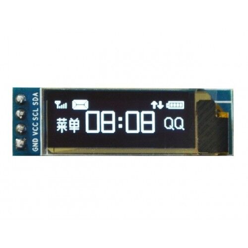 128x32 OLED LCD 0.91'' BEYAZ