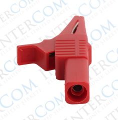 IC-243C 4MM Banan Jak Girişli Krokodil 85MM