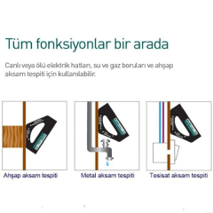 Proskit NT-6352 Duvar Tarayıcı Metal Dedektörü
