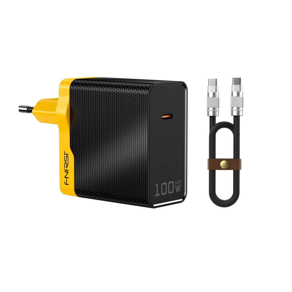 Fnirsi 100w USB Type-C PD Şarj Kablosu ve 100W PD GaN Adaptörü