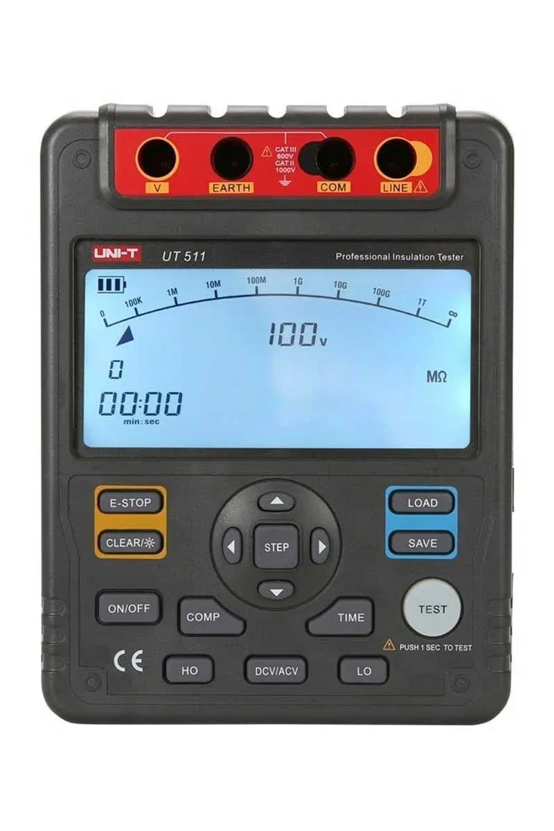 Unit UT511 Izolasyon Megeri Yalıtım Direnci Test Cihazı