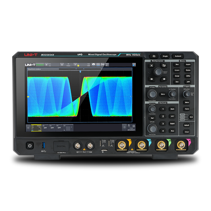 Unit MSO3034X Dijital Osiloskop 4 Kanal 350 MHz