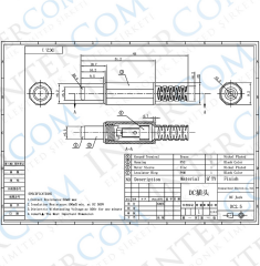 IC-253A DC Jak 2.5mm Kısa