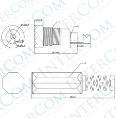 IC-254 DC Jak 2.1mm Seyyar