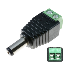 IC-254E Klemensli Jak Erkek 2,1mm