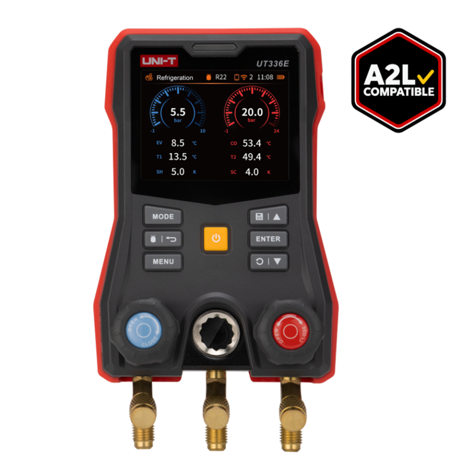 Unit UT336E Kit Kablosuz Sıcaklık Kelepçeli Dijital Manifold Ölçüm Cihazı