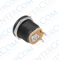 IC-257 DC Jak 2.1mm Somunlu Ø12mm