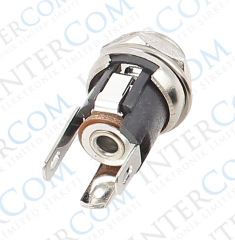 IC-258A DC Jak Üstten Somunlu 2.1mm Ø8mm