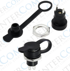 IC-258B DC Jak 2.1mm Korumalı Ø8mm