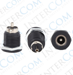 IC-258C DC Jak 2.1mm İçi Metal Ø12mm