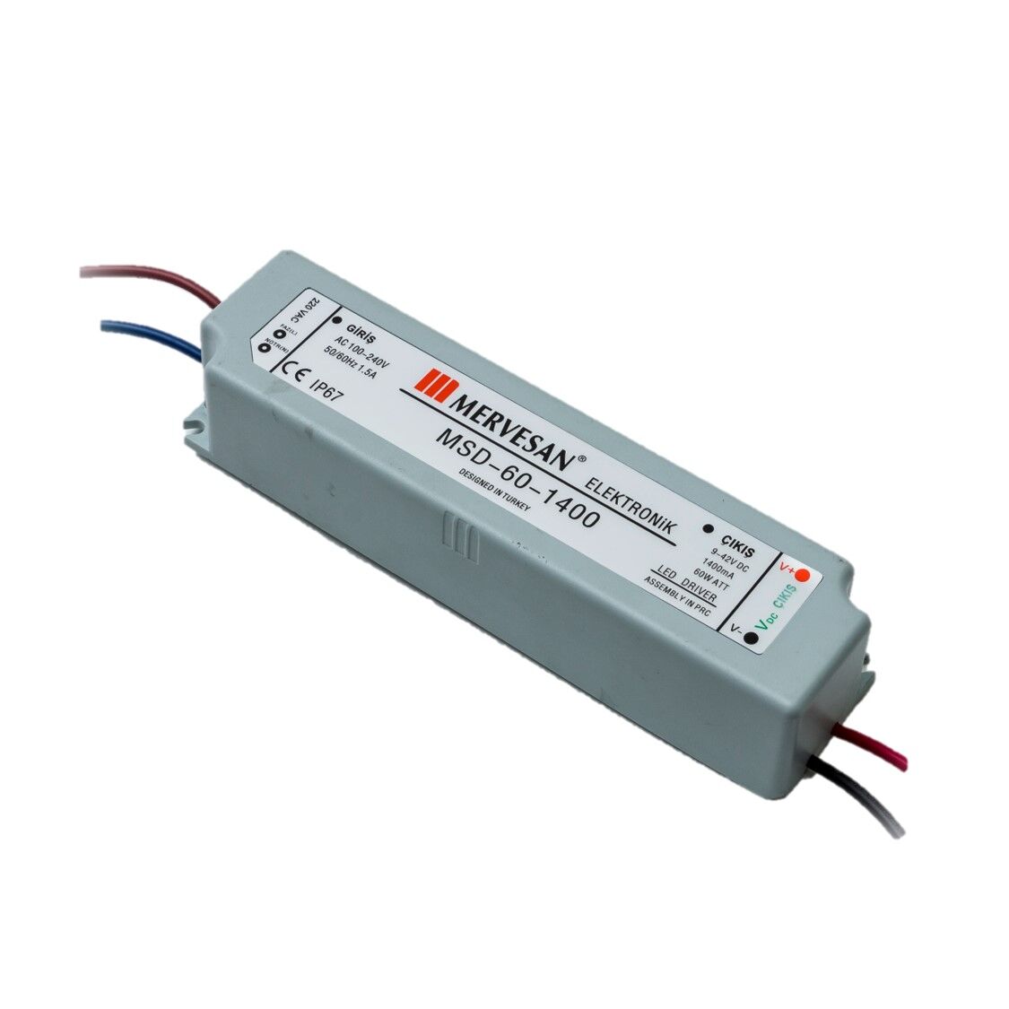 Mervesan Sabit Akım Ac/Dc Smps Led Driver MTD-60-1400 Fiyatları