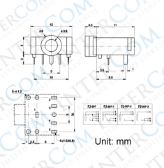 IC-260 Stereo Şase 3.5mm