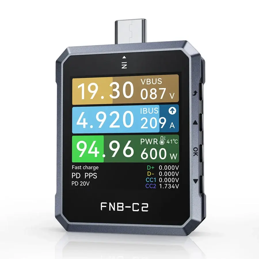 Fnirsi FNB-C2 240W USB-C PD 3.1 Hızlı Şarj Test Cihazı