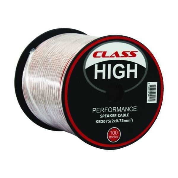 Class Hoparlör Kablosu 100 Metre 2x0.75mm