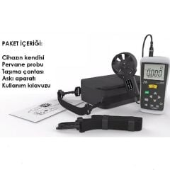 Cem DT619 Rüzgar Hızı ve Hava Debi Ölçer