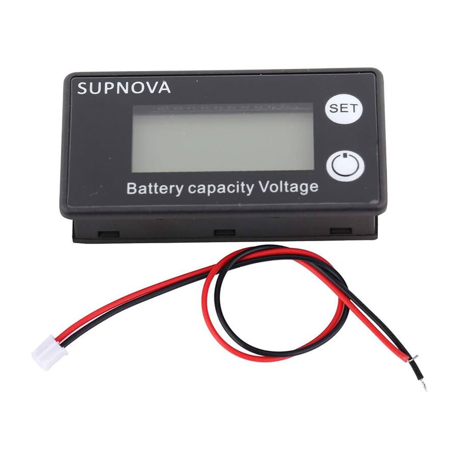 0-100V Voltmetre - Pil Kapasite Ölçer