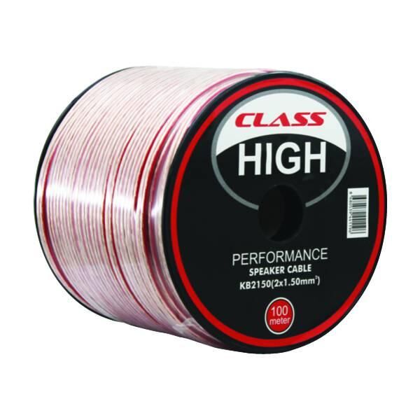 Class Hoparlör Kablosu 100 Metre 2x1.50mm