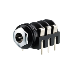 IC-261G-2 6,3mm Stereo Jak Dişi Şase 90° 6p