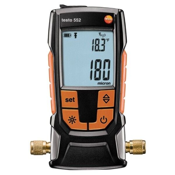 Testo 552 Dijital Vakum Ölçüm Cihazı | Bluetooth Özellikli
