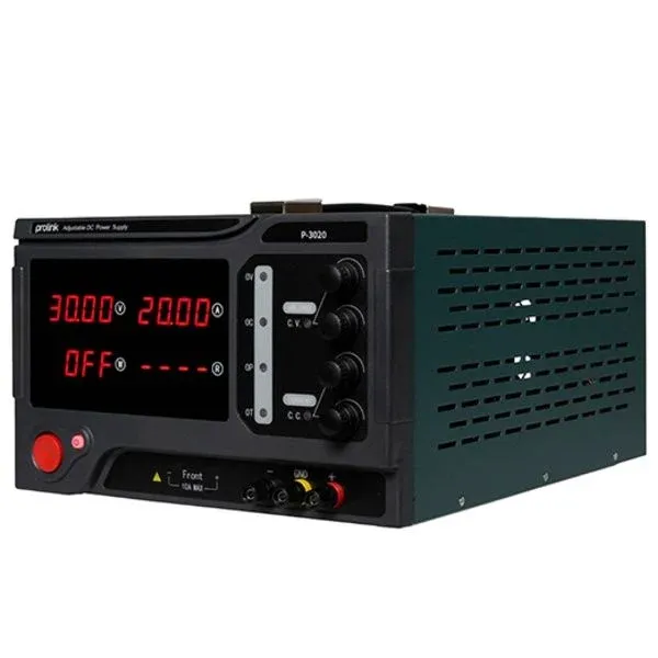 Prolink P-3020 30V 20A Ayarlanabilir DC Güç Kaynağı