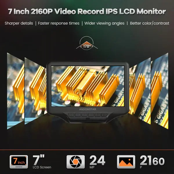 Andonstar AD407 Pro 3D HDMI Lehimleme Dijital Mikroskobu