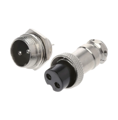 IC-261M 16mm Mayk Fiş Şase Erkek - Seyyar Dişi
