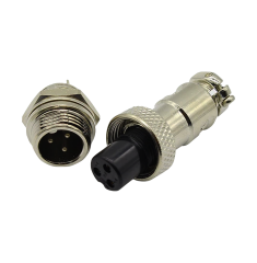 IC-261M 12mm Mayk Fiş Şase Erkek - Seyyar Dişi
