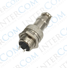 IC-261M 12mm Mayk Fiş Şase Erkek - Seyyar Dişi