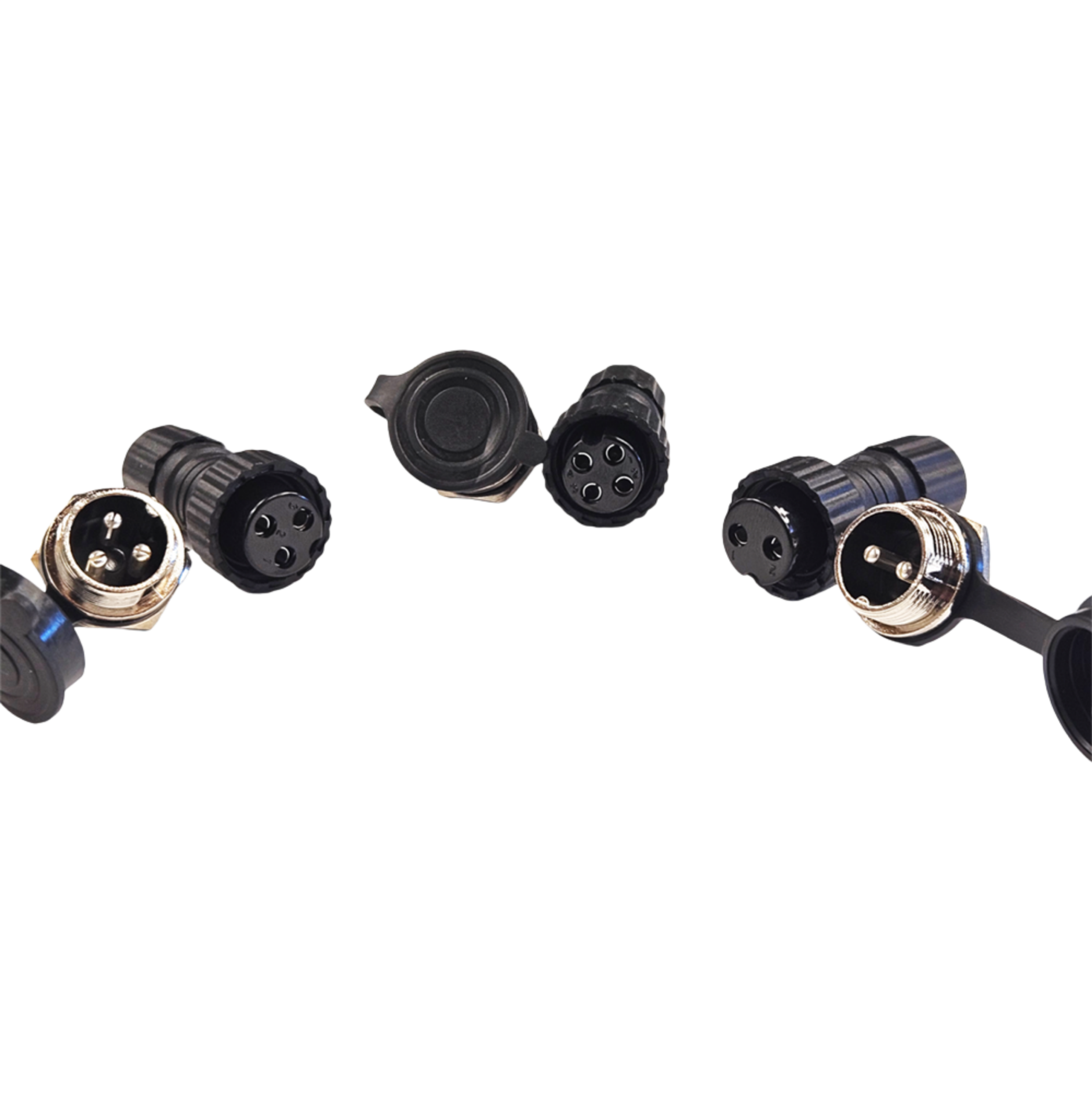 IC-261N GX16 Su Geçirmez Mayk Konnektör