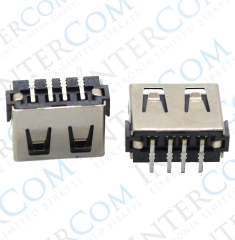 IC-265C USB Şase A Tip 90° Dişi Kısa