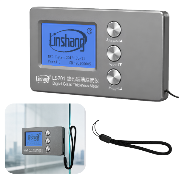 Linshang LS201 Dijital Cam Kalınlık Ölçer