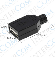 IC-265F USB Seyyar Dişi Kapaklı