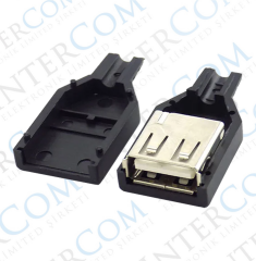 IC-265F USB Seyyar Dişi Kapaklı