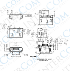 IC-266A-2 Mikro USB 2 Şaseli Mini 5 Pin