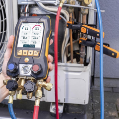 Testo 558S Dokunmatik Ekranlı Akıllı Manifold Vakum Seti