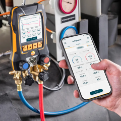 Testo 558S Dokunmatik Ekranlı Akıllı Manifold Vakum Seti