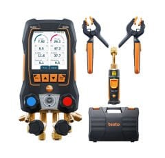 Testo 558S Dokunmatik Ekranlı Akıllı Manifold Vakum Seti