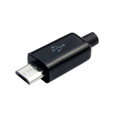 IC-266A-5 Mikro USB Erkek Seyyar Kapaklı